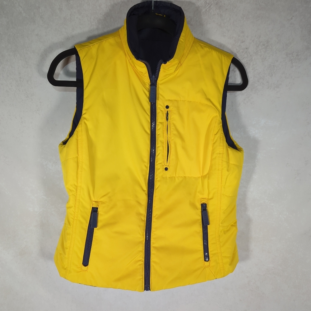 Ralph Lauren Yellow S Sleeveless Puffer Jacket